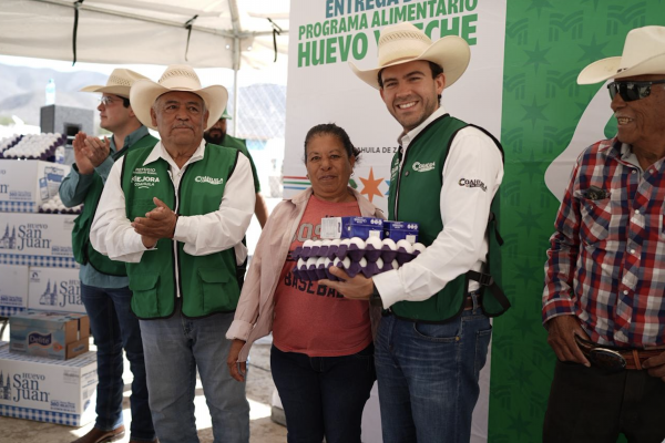 Programa alimentario de “huevo y leche” llega a comunidades rurales